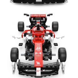 RASTAR 92300 non  ALFA ROMEO F1 C42 1:24 tỷ lệ 1:24 bộ đồ chơi xếp lắp ráp ghép mô hình Speed Champions Racing Cars 2022 ALFA ROMEO F1 C42 Đua Xe Công Thức 340 khối