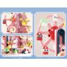 DK 7030 non  HỘP NHẠC XOAY BÁNH XE ĐU QUAY GIÁNG SINH JULES bộ đồ chơi xếp lắp ráp ghép mô hình Creator PINK SKY WHEEL Sáng Tạo
