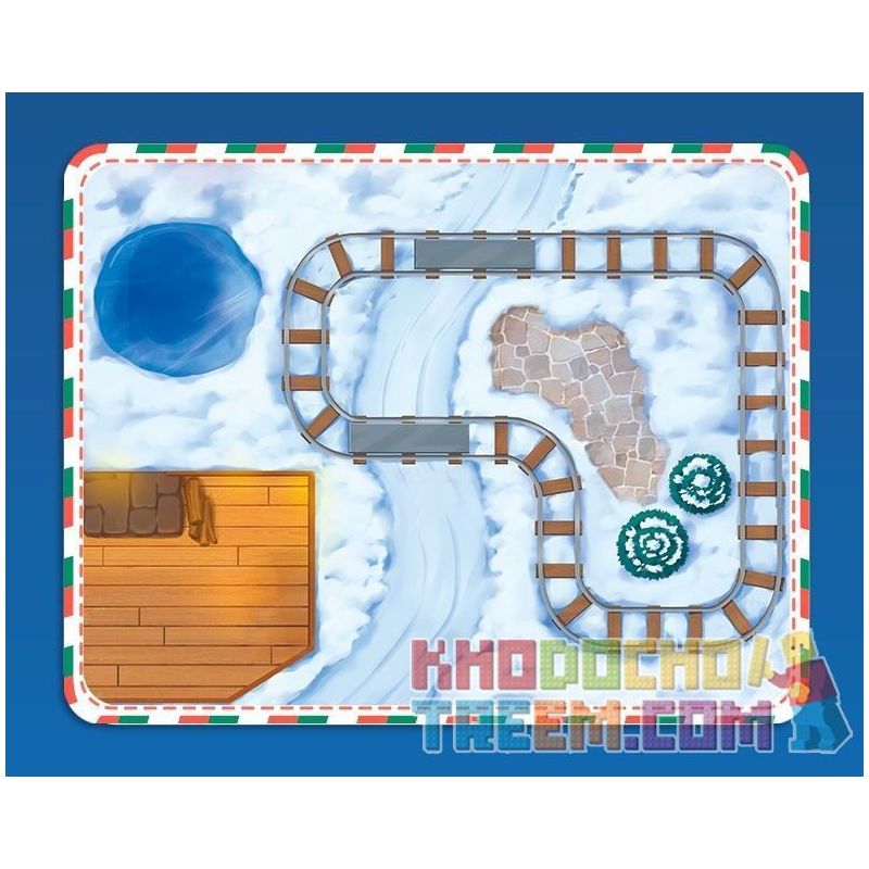 JIESTAR 59069 non  HỘP MÙ GIÁNG SINH bộ đồ chơi xếp lắp ráp ghép mô hình Creator Sáng Tạo 387 khối