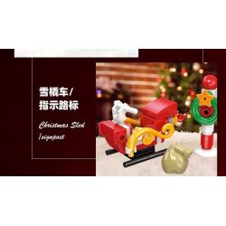 JIESTAR 59069 non  HỘP MÙ GIÁNG SINH bộ đồ chơi xếp lắp ráp ghép mô hình Creator Sáng Tạo 387 khối