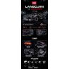 GULY 10618 non  RAMBO BỌC THÉP tỷ lệ 1:8 bộ đồ chơi xếp lắp ráp ghép mô hình  LANBOJINI ARMORED Kỹ Thuật Công Nghệ Cao Mô Hình Phương Tiện 4290 khối