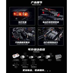 GULY 10618 non  RAMBO BỌC THÉP tỷ lệ 1:8 bộ đồ chơi xếp lắp ráp ghép mô hình  LANBOJINI ARMORED Kỹ Thuật Công Nghệ Cao Mô Hình Phương Tiện 4290 khối