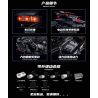 GULY 10618 non  RAMBO BỌC THÉP tỷ lệ 1:8 bộ đồ chơi xếp lắp ráp ghép mô hình  LANBOJINI ARMORED Kỹ Thuật Công Nghệ Cao Mô Hình Phương Tiện 4290 khối