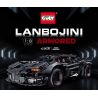 GULY 10618 non  RAMBO BỌC THÉP tỷ lệ 1:8 bộ đồ chơi xếp lắp ráp ghép mô hình  LANBOJINI ARMORED Kỹ Thuật Công Nghệ Cao Mô Hình Phương Tiện 4290 khối