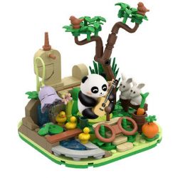 WELLEADZ 8102 non  PANDA ARCHIVES FU NAUGHTY bộ đồ chơi xếp lắp ráp ghép mô hình