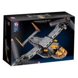 QIAO LE TONG 2323 non  TRỰC THĂNG V-22 OSPREY bộ đồ chơi xếp lắp ráp ghép mô hình  CHIVALRY V-22 ROTAPLANE Kỹ Thuật Công Nghệ Cao Mô Hình Phương Tiện 1723 khối