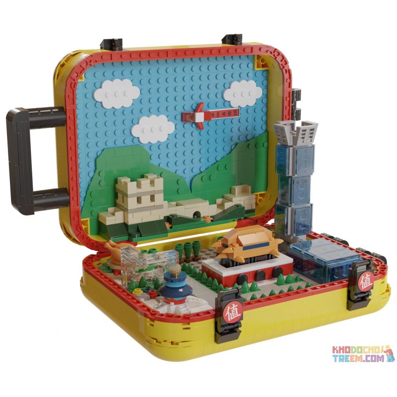 AMAZING BRICK AB52003 52003 non  THẾ GIỚI TRONG VALI BẮC KINH bộ đồ chơi xếp lắp ráp ghép mô hình