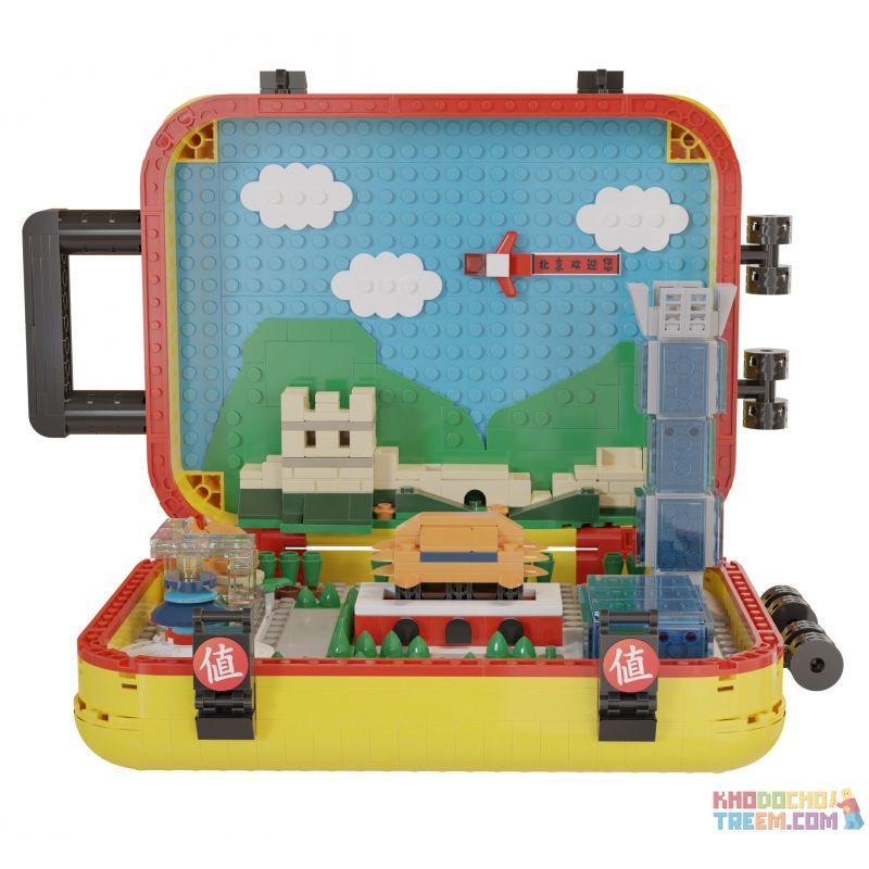 AMAZING BRICK AB52003 52003 non  THẾ GIỚI TRONG VALI BẮC KINH bộ đồ chơi xếp lắp ráp ghép mô hình