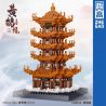 ZHEGAO LZ8246 8246 non  THÁP HẠC VÀNG bộ đồ chơi xếp lắp ráp ghép mô hình Creator YELLOW CRANE TOWER Sáng Tạo
