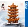 ZHEGAO LZ8246 8246 non  THÁP HẠC VÀNG bộ đồ chơi xếp lắp ráp ghép mô hình Creator YELLOW CRANE TOWER Sáng Tạo