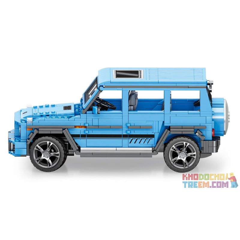 REOBRIX 11032 non  XE ĐỊA HÌNH BIG tỷ lệ 1:12 bộ đồ chơi xếp lắp ráp ghép mô hình Creator G CLASS "THE BEAST" Sáng Tạo 1204 khối