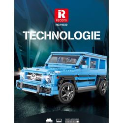 REOBRIX 11032 non  XE ĐỊA HÌNH BIG tỷ lệ 1:12 bộ đồ chơi xếp lắp ráp ghép mô hình Creator G CLASS "THE BEAST" Sáng Tạo 1204 khối