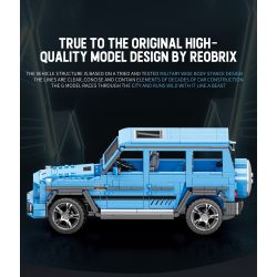 REOBRIX 11032 non  XE ĐỊA HÌNH BIG tỷ lệ 1:12 bộ đồ chơi xếp lắp ráp ghép mô hình Creator G CLASS "THE BEAST" Sáng Tạo 1204 khối