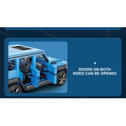 REOBRIX 11032 non  XE ĐỊA HÌNH BIG tỷ lệ 1:12 bộ đồ chơi xếp lắp ráp ghép mô hình Creator G CLASS "THE BEAST" Sáng Tạo 1204 khối