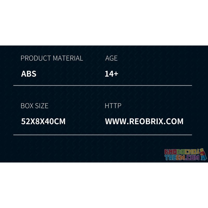 REOBRIX 11032 non  XE ĐỊA HÌNH BIG tỷ lệ 1:12 bộ đồ chơi xếp lắp ráp ghép mô hình Creator G CLASS "THE BEAST" Sáng Tạo 1204 khối