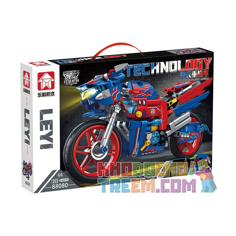 LE YI 88080 non  XE MÁY HẠNG NẶNG QINGTIAN bộ đồ chơi xếp lắp ráp ghép mô hình  Kỹ Thuật Công Nghệ Cao Mô Hình Phương Tiện 365 khối