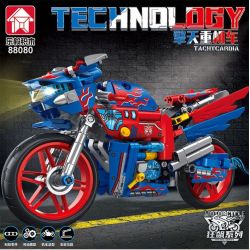 LE YI 88080 non  XE MÁY HẠNG NẶNG QINGTIAN bộ đồ chơi xếp lắp ráp ghép mô hình  Kỹ Thuật Công Nghệ Cao Mô Hình Phương Tiện 365 khối