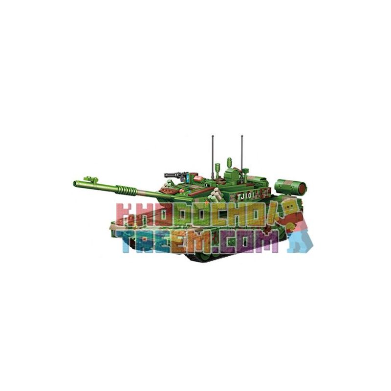 GUDI 20304 non Lego VŨ KHÍ QUÂN SỰ HẠNG NẶNG XE TĂNG CHIẾN ĐẤU CHỦ LỰC TYPE 99A bộ đồ chơi xếp lắp ráp ghép mô hình Military Army Quân Sự Bộ Đội 1462 khối