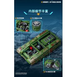 GUDI 20304 non  VŨ KHÍ QUÂN SỰ HẠNG NẶNG XE TĂNG CHIẾN ĐẤU CHỦ LỰC TYPE 99A bộ đồ chơi xếp lắp ráp ghép mô hình Military Army Quân Sự Bộ Đội 1462 khối