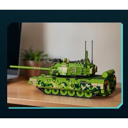 GUDI 20303 non  VŨ KHÍ QUÂN SỰ HẠNG NẶNG XE TĂNG NHẸ VT5 bộ đồ chơi xếp lắp ráp ghép mô hình Military Army Quân Sự Bộ Đội 1114 khối