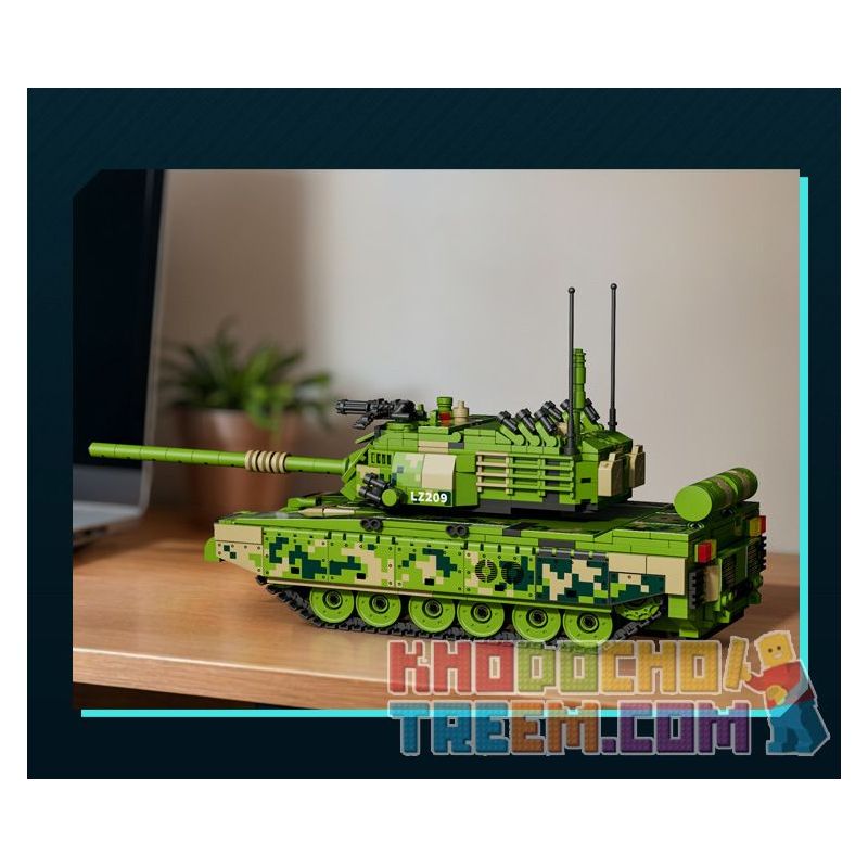 GUDI 20303 non  VŨ KHÍ QUÂN SỰ HẠNG NẶNG XE TĂNG NHẸ VT5 bộ đồ chơi xếp lắp ráp ghép mô hình Military Army Quân Sự Bộ Đội 1114 khối