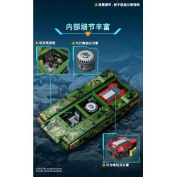 GUDI 20303 non  VŨ KHÍ QUÂN SỰ HẠNG NẶNG XE TĂNG NHẸ VT5 bộ đồ chơi xếp lắp ráp ghép mô hình Military Army Quân Sự Bộ Đội 1114 khối
