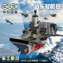 GUDI 20302 non  VŨ KHÍ QUÂN SỰ TÀU SÂN BAY SƠN ĐÔNG bộ đồ chơi xếp lắp ráp ghép mô hình Military Army Quân Sự Bộ Đội 1120 khối