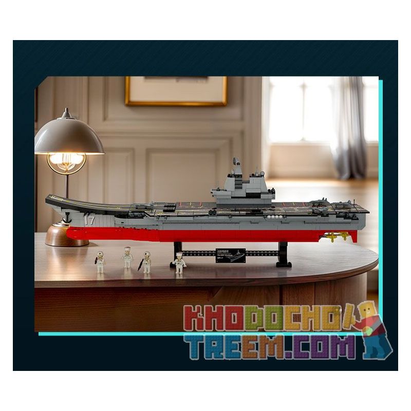 GUDI 20302 non  VŨ KHÍ QUÂN SỰ TÀU SÂN BAY SƠN ĐÔNG bộ đồ chơi xếp lắp ráp ghép mô hình Military Army Quân Sự Bộ Đội 1120 khối