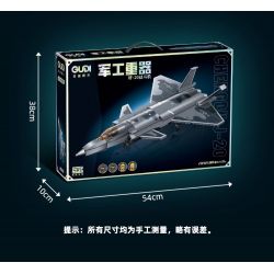 GUDI 20301 non  HẠNG NẶNG QUÂN SỰ MÁY BAY CHIẾN ĐẤU J-20 bộ đồ chơi xếp lắp ráp ghép mô hình Military Army Quân Sự Bộ Đội 884 khối
