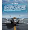 GUDI 20301 non  HẠNG NẶNG QUÂN SỰ MÁY BAY CHIẾN ĐẤU J-20 bộ đồ chơi xếp lắp ráp ghép mô hình Military Army Quân Sự Bộ Đội 884 khối