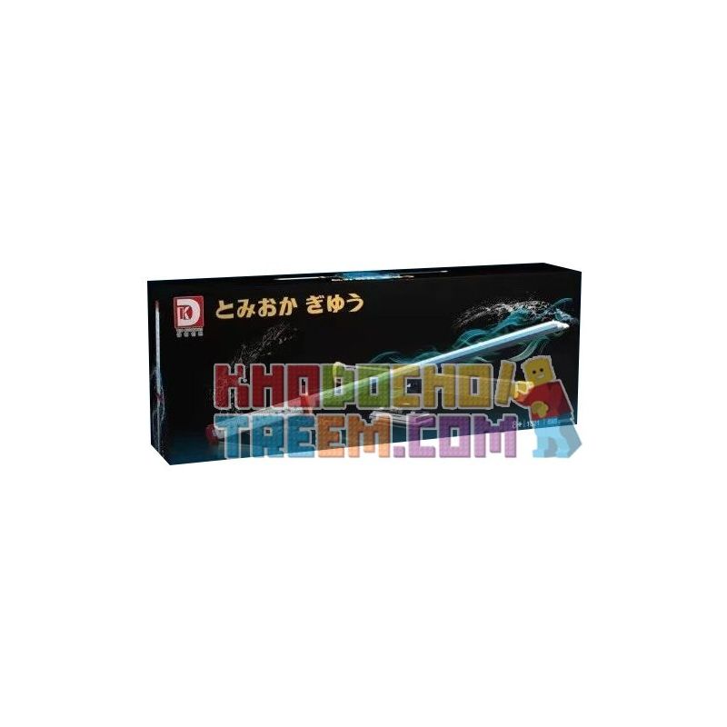 DK 1521 non  SÁT QUỶ KIMETSU NO YAIBA TOMIOKA GIYU BLUE BLADE bộ đồ chơi xếp lắp ráp ghép mô hình Movie & Game Phim Và Trò Chơi 695 khối
