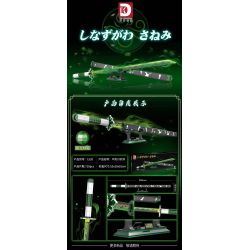 DK 1520 non  SÁT QUỶ KIMETSU NO YAIBA KAWA MIYA BẤT TỬ bộ đồ chơi xếp lắp ráp ghép mô hình Movie & Game Phim Và Trò Chơi 710 khối