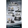 DOMICHA 5002 non  ROBOT XE TĂNG BIẾN HÌNH 5 STAR CRISIS ĐIỀU KHIỂN TỪ XA bộ đồ chơi xếp lắp ráp ghép mô hình  GALACTIC CRISIS Kỹ Thuật Công Nghệ Cao Mô Hình Phương Tiện 495 khối
