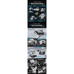 DOMICHA 5002 non  ROBOT XE TĂNG BIẾN HÌNH 5 STAR CRISIS ĐIỀU KHIỂN TỪ XA bộ đồ chơi xếp lắp ráp ghép mô hình  GALACTIC CRISIS Kỹ Thuật Công Nghệ Cao Mô Hình Phương Tiện 495 khối