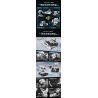 DOMICHA 5002 non  ROBOT XE TĂNG BIẾN HÌNH 5 STAR CRISIS ĐIỀU KHIỂN TỪ XA bộ đồ chơi xếp lắp ráp ghép mô hình  GALACTIC CRISIS Kỹ Thuật Công Nghệ Cao Mô Hình Phương Tiện 495 khối