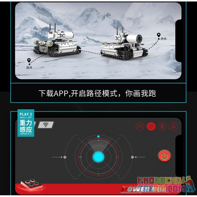 DOMICHA 5002 non  ROBOT XE TĂNG BIẾN HÌNH 5 STAR CRISIS ĐIỀU KHIỂN TỪ XA bộ đồ chơi xếp lắp ráp ghép mô hình  GALACTIC CRISIS Kỹ Thuật Công Nghệ Cao Mô Hình Phương Tiện 495 khối