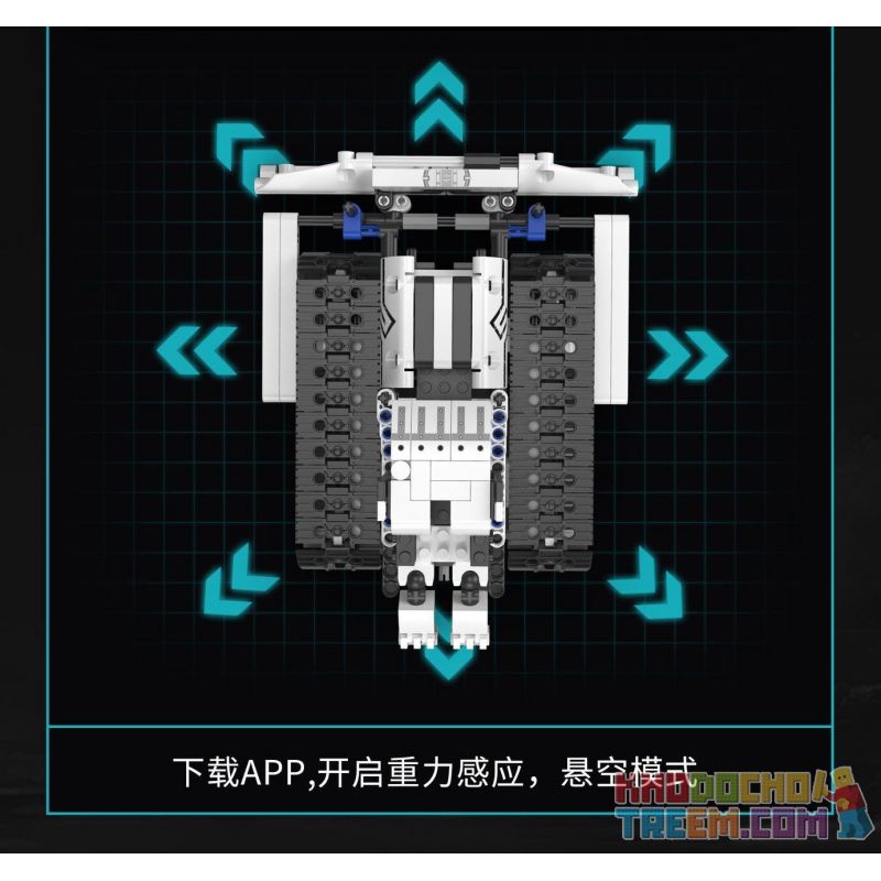 DOMICHA 5002 non  ROBOT XE TĂNG BIẾN HÌNH 5 STAR CRISIS ĐIỀU KHIỂN TỪ XA bộ đồ chơi xếp lắp ráp ghép mô hình  GALACTIC CRISIS Kỹ Thuật Công Nghệ Cao Mô Hình Phương Tiện 495 khối