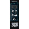 DOMICHA 5002 non  ROBOT XE TĂNG BIẾN HÌNH 5 STAR CRISIS ĐIỀU KHIỂN TỪ XA bộ đồ chơi xếp lắp ráp ghép mô hình  GALACTIC CRISIS Kỹ Thuật Công Nghệ Cao Mô Hình Phương Tiện 495 khối