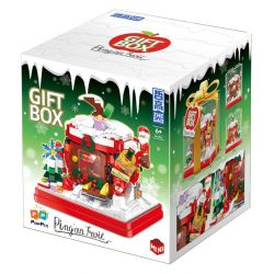 ZHEGAO 662024 non  HỘP QUÀ CABIN GIÁNG SINH bộ đồ chơi xếp lắp ráp ghép mô hình Creator GIFT BOX CHRISTMAS HOUSE Sáng Tạo 714 khối
