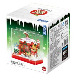 ZHEGAO 662024 non  HỘP QUÀ CABIN GIÁNG SINH bộ đồ chơi xếp lắp ráp ghép mô hình Creator GIFT BOX CHRISTMAS HOUSE Sáng Tạo 714 khối