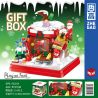 ZHEGAO 662024 non  HỘP QUÀ CABIN GIÁNG SINH bộ đồ chơi xếp lắp ráp ghép mô hình Creator GIFT BOX CHRISTMAS HOUSE Sáng Tạo 714 khối