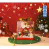 ZHEGAO 662024 non  HỘP QUÀ CABIN GIÁNG SINH bộ đồ chơi xếp lắp ráp ghép mô hình Creator GIFT BOX CHRISTMAS HOUSE Sáng Tạo 714 khối