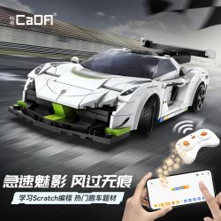 CADA DOUBLEE C51083 51083 non  MA THỤY ĐIỂN tỷ lệ 1:20 bộ đồ chơi xếp lắp ráp ghép mô hình Speed Champions Racing Cars FANTASMA RACE CAR KOENIGSEGG AGERA Đua Xe Công Thức 322 khối