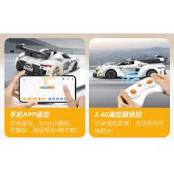 CADA DOUBLEE C51083 51083 non  MA THỤY ĐIỂN tỷ lệ 1:20 bộ đồ chơi xếp lắp ráp ghép mô hình Speed Champions Racing Cars FANTASMA RACE CAR KOENIGSEGG AGERA Đua Xe Công Thức 322 khối