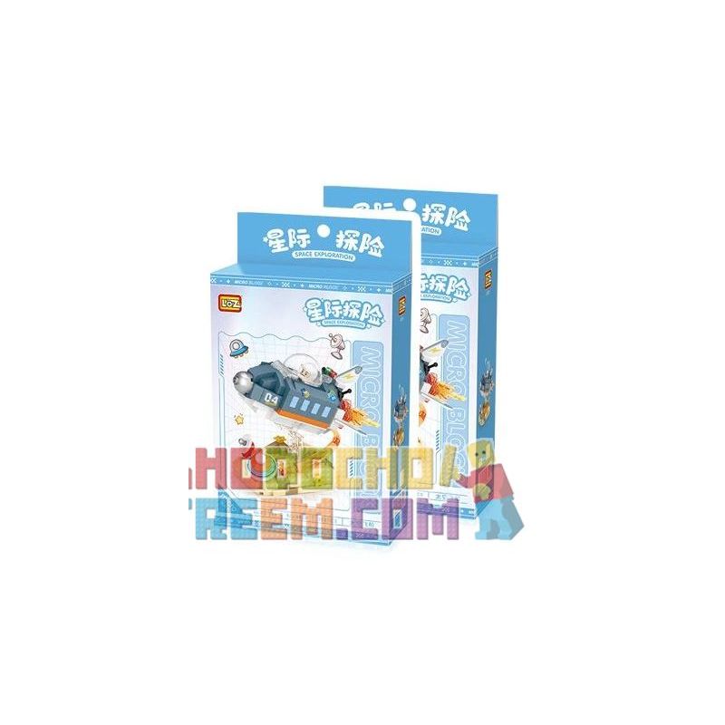 LOZ 8829 non  CUỘC PHIÊU LƯU GIỮA CÁC VÌ SAO TÀU VŨ TRỤ bộ đồ chơi xếp lắp ráp ghép mô hình SPACE EXPLORATION SPACE SHIP 360 khối
