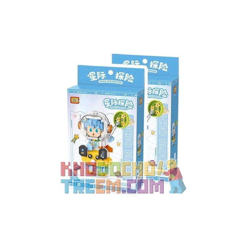 LOZ 8827 non  CUỘC PHIÊU LƯU GIỮA CÁC VÌ SAO CẬU BÉ HÀNH GIA bộ đồ chơi xếp lắp ráp ghép mô hình SPACE EXPLORATION ASTRONAUT BOY