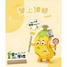 LOZ 8820 non  GUOGUO LIANMENG CẤM MÀU XANH CHUỐI bộ đồ chơi xếp lắp ráp ghép mô hình FRUITS ALLIANCE