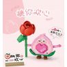 LOZ 8818 non  TRÁI CÂY VÀ LIAN MENG QUẢ ĐÀO KHIẾN BẠN HẠNH PHÚC bộ đồ chơi xếp lắp ráp ghép mô hình FRUITS ALLIANCE