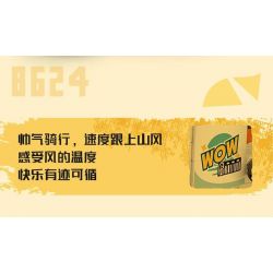 LOZ 8624 non  ĐẦU MÁY XE LỬA bộ đồ chơi xếp lắp ráp ghép mô hình