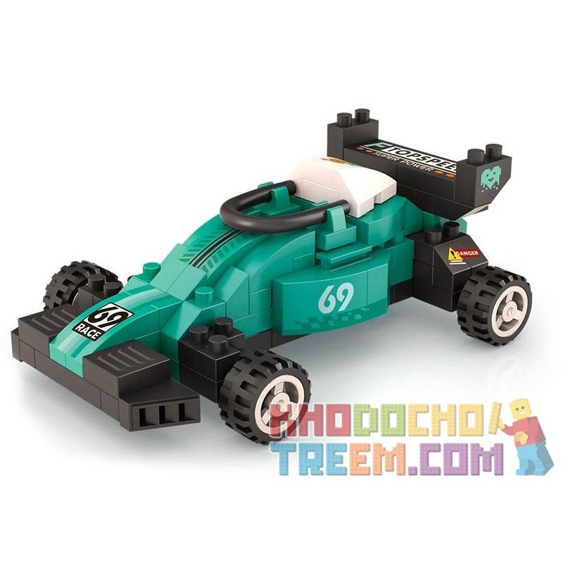 LOZ 8623 non  CUỘC ĐUA bộ đồ chơi xếp lắp ráp ghép mô hình